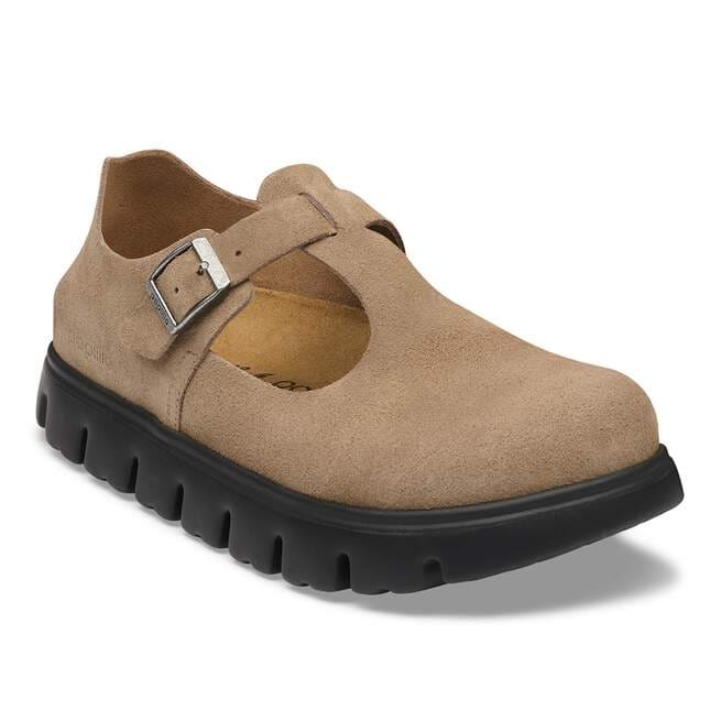 Paris Chunky - Taupe Suede||Paris grosse semelle - Suède taupe