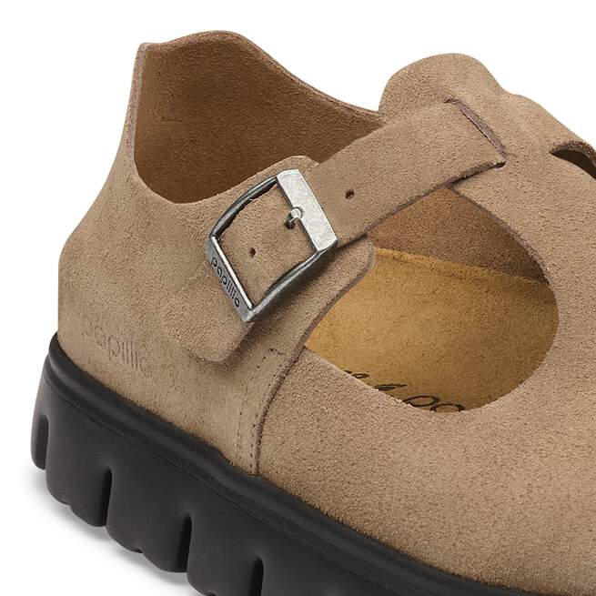 Paris Chunky - Taupe Suede||Paris grosse semelle - Suède taupe