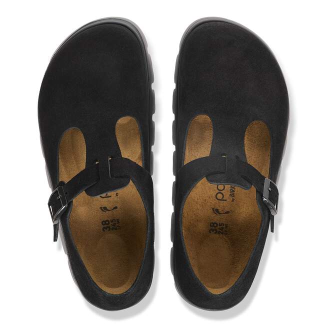 Paris Chunky - Black Suede||Paris grosse semelle - Suède noir