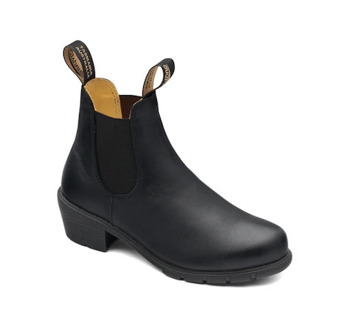 1671 Women Heel - Black Leather||1671 pour femmes avec talon - Cuir noir