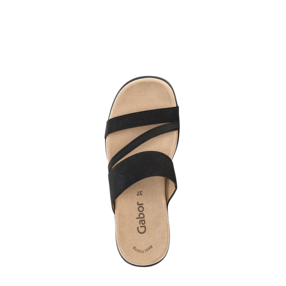 03.702.87 Sandal - Black Textile||03.702.87 Sandales - Textile noir