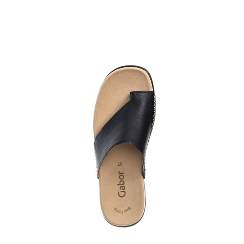 03.700.27 Sandal - Black Leather||03.700.27 Sandales - Cuir noir