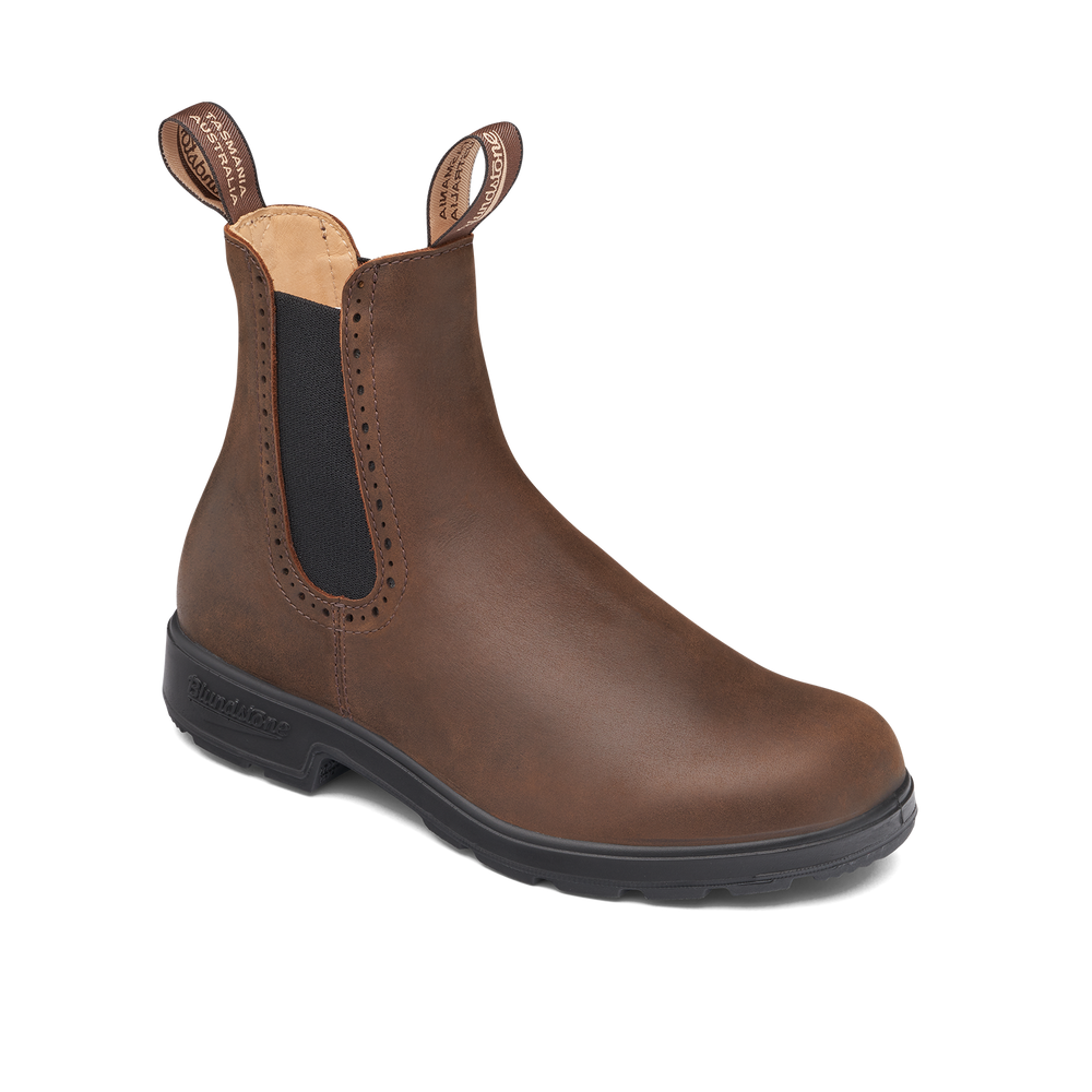 2151 Original Hi-Top Women - Antique Brown Leather||2151 Originales botte montante pour femmes - Cuir brun antique