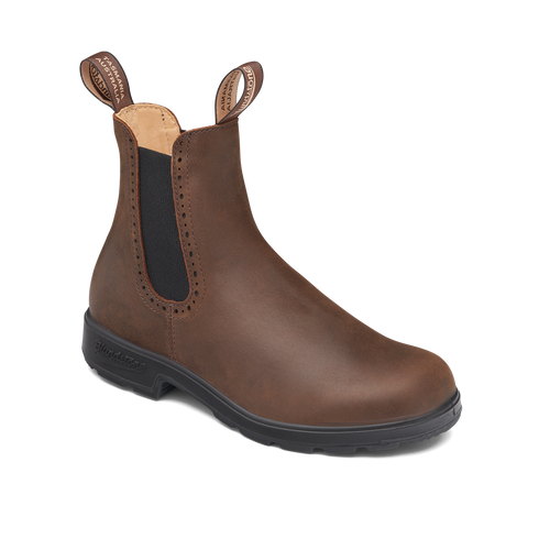 2151 Original Hi-Top Women - Antique Brown Leather||2151 Originales botte montante pour femmes - Cuir brun antique