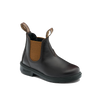 2591 Kids - Brown Leather with Toffee Elastic||2591 Enfants - Cuir brun avec élastique Caramel