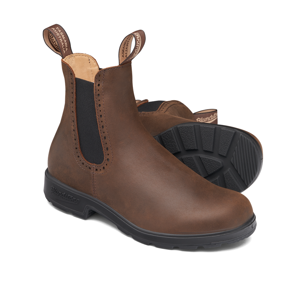 2151 Original Hi-Top Women - Antique Brown Leather||2151 Originales botte montante pour femmes - Cuir brun antique
