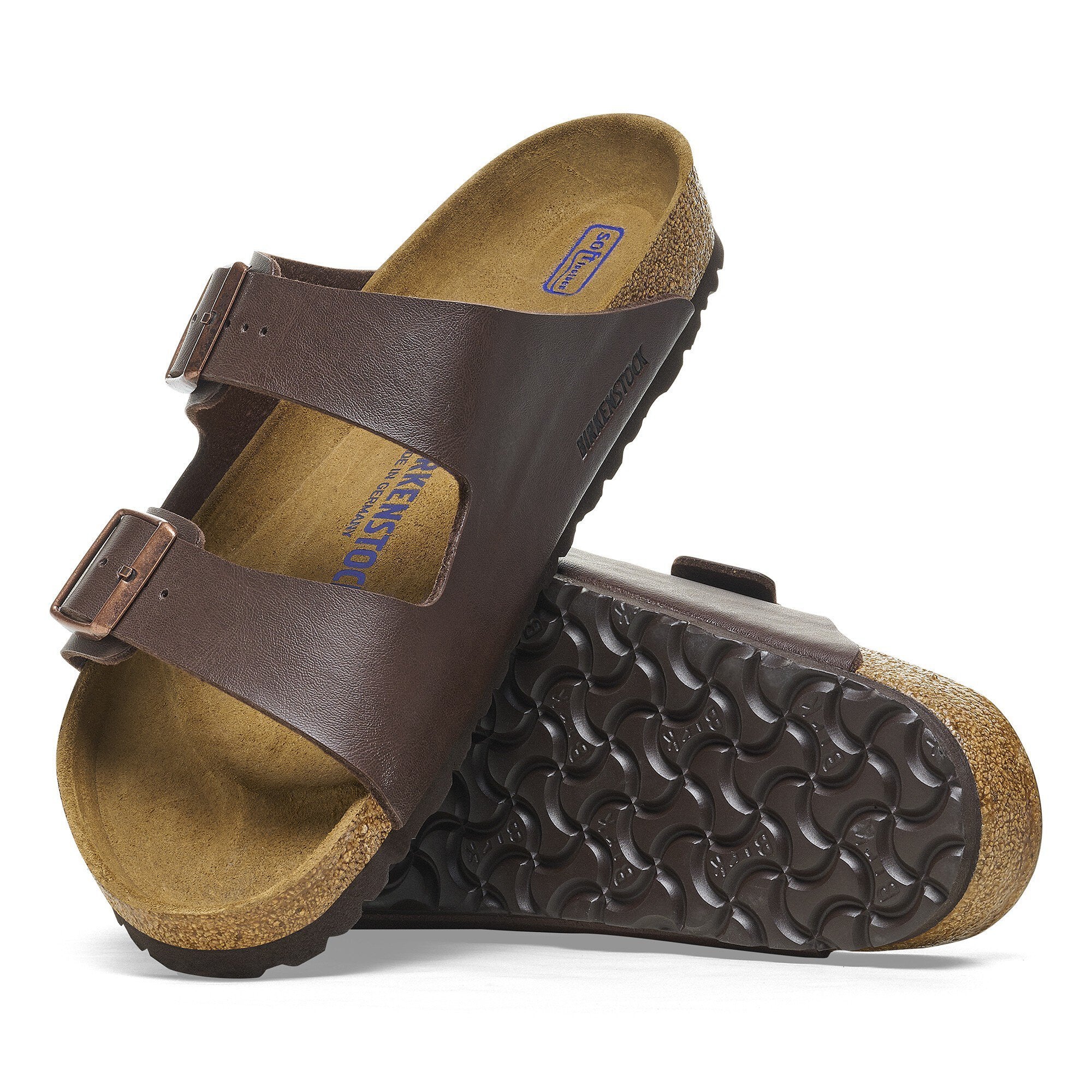 Arizona Soft - Dark Brown Birko-Flor – MyShoeShop Arizona Soft - Dark Brown Birko-Flor – MyShoeShop