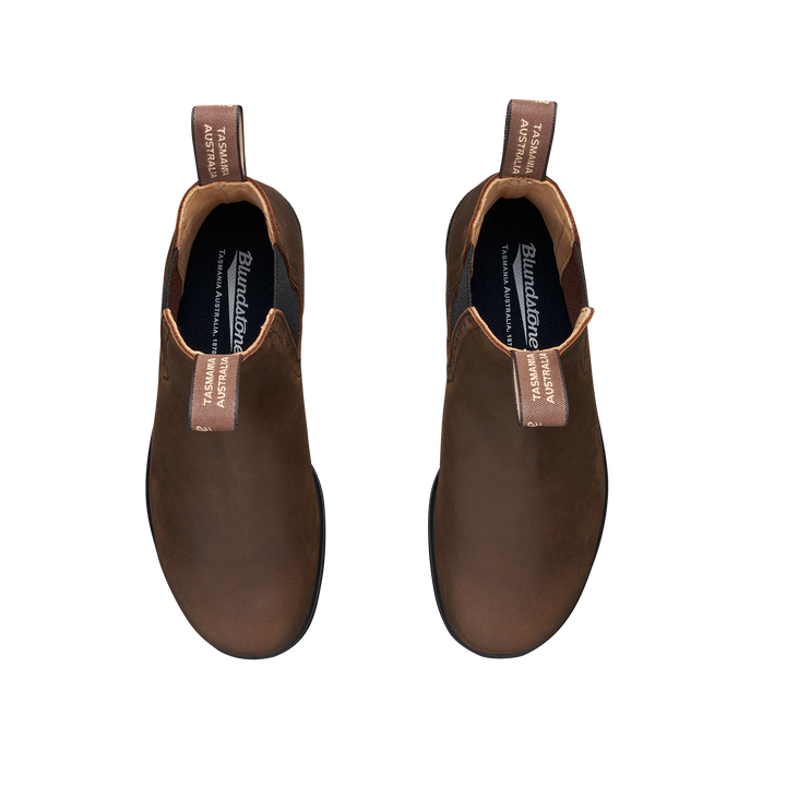 2151 Original Hi-Top Women - Antique Brown Leather||2151 Originales botte montante pour femmes - Cuir brun antique