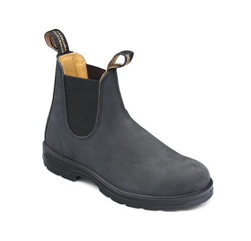 587 Classic - Rustic Black Leather||587 Classique - Cuir noir rustique