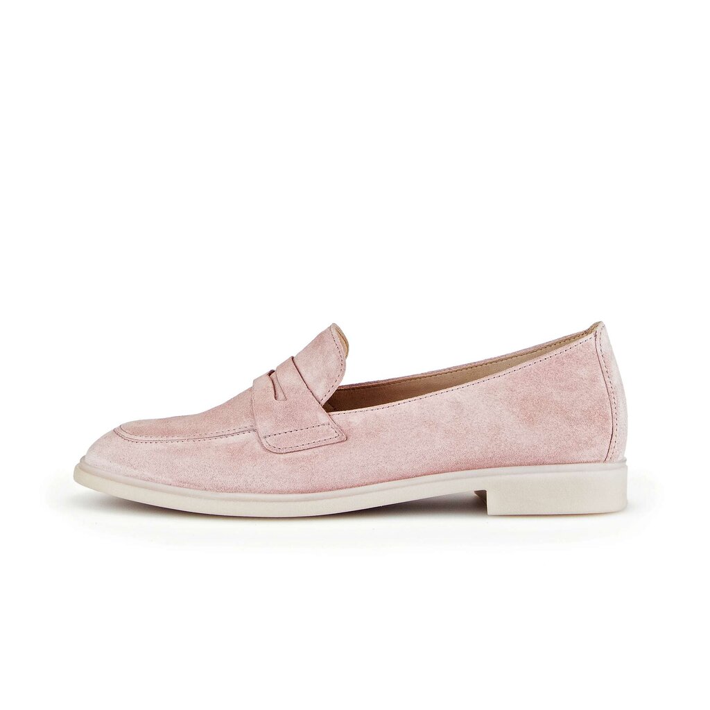 Pink suede sale loafers