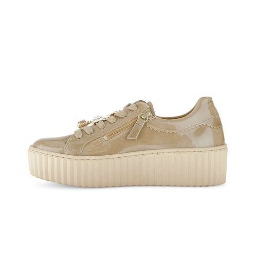 53.201-92 - Beige Patent Leather ||53.201-92 - Cuir verni beige