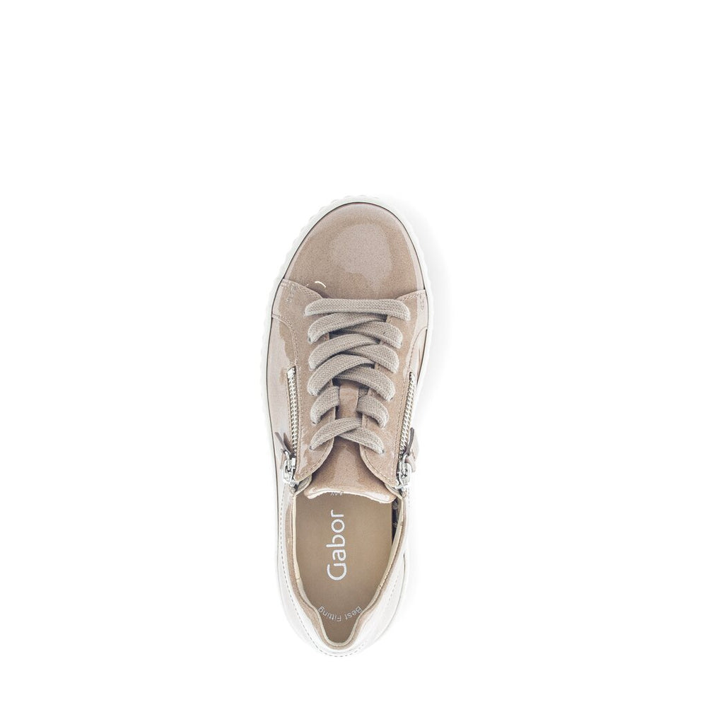 *FINAL SALE*53.200-92 - Beige Patent Leather||*VENTE FINALE*53.200-92 - Cuir verni beige