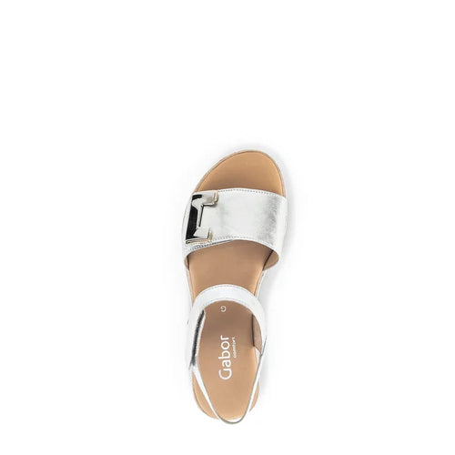 82.700.10 Sandal - Silver Leather||82.700.10 Sandale - Cuir argent
