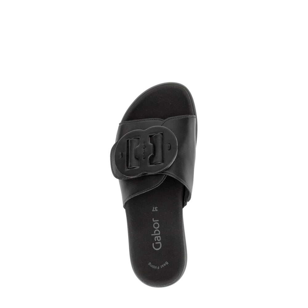 83.760.27 Sandal - Black Leather||83.760.27 Sandales - Cuir noir