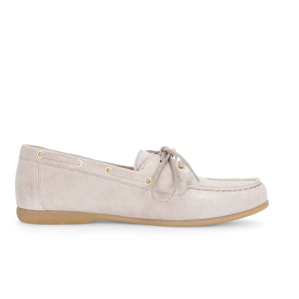 85.200.12 Boat Shoe - Beige Suede||85.200.12 Mocassin - Suède beige