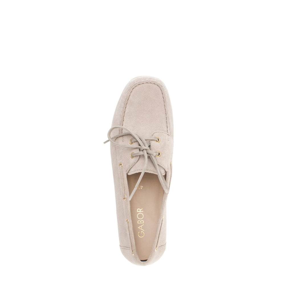 85.200.12 Boat Shoe - Beige Suede||85.200.12 Mocassin - Suède beige