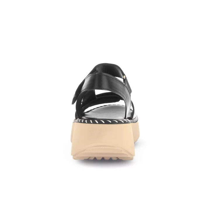 84.593.27 Sandal - Black Leather||84.593.27 Sandale - Cuir noir
