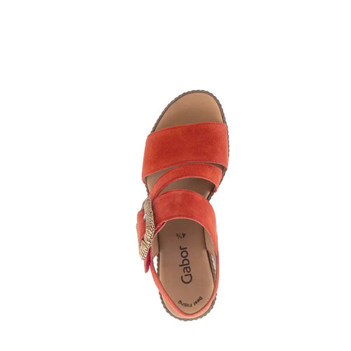 84.771.15 Sandal - Red Suede||84.771.15 Sandale - Suède rouge
