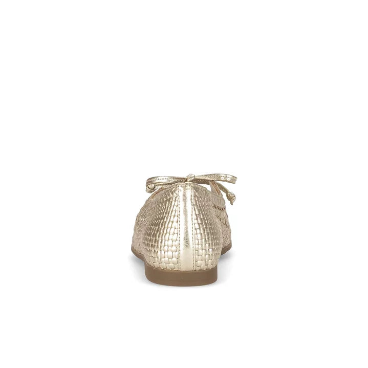 84.158.61 Ballet Flat - Gold Leather||84.158.61 Ballerine - Cuir doré