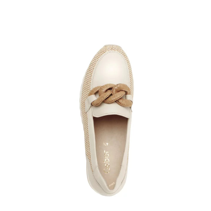 83.471.40 Loafer - Beige Leather||83.471.40 Loafer - Cuir beige