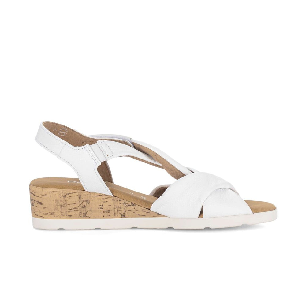 82.761.50 Sandal - White Leather||82.761.50 Sandales - Cuir blanc