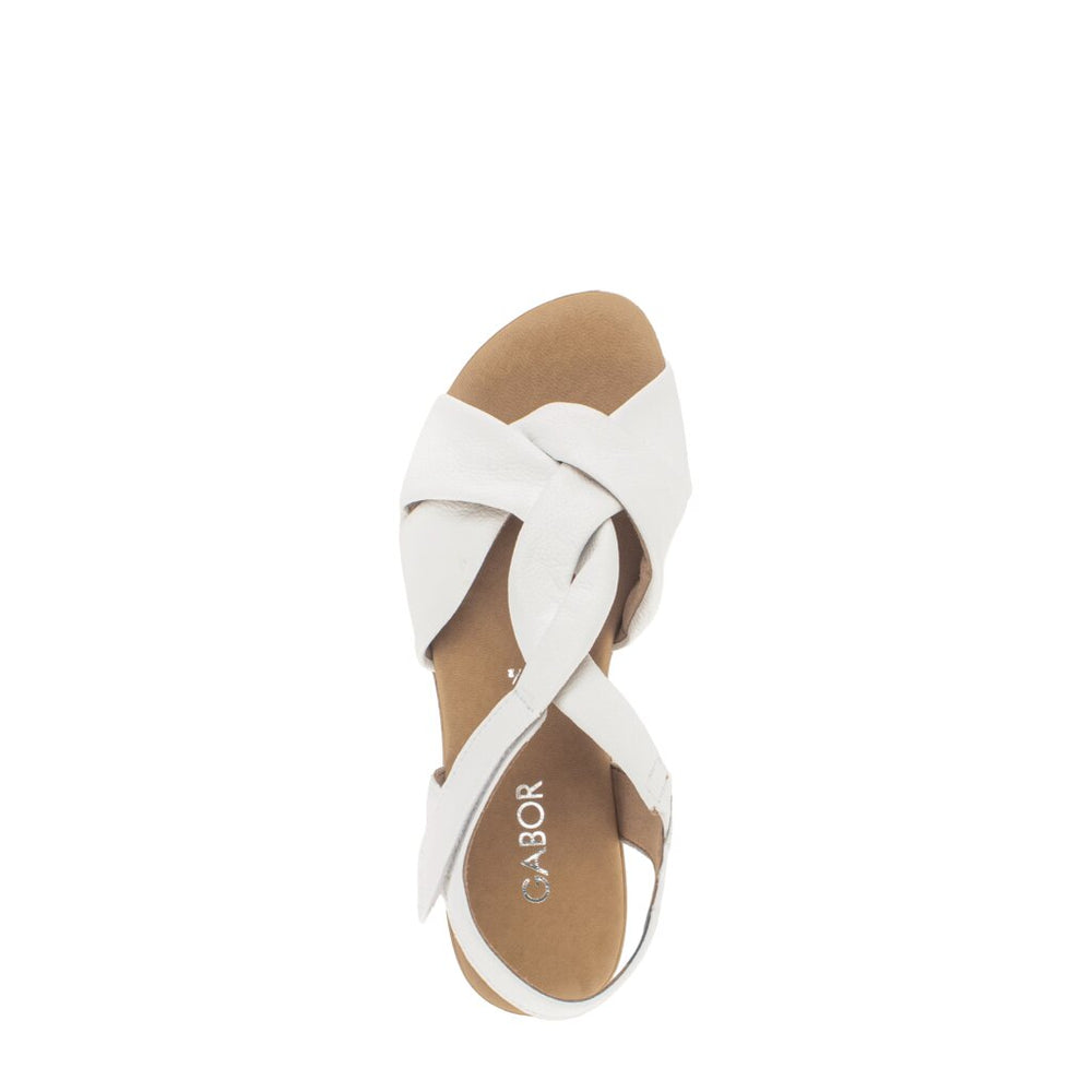 82.761.50 Sandal - White Leather||82.761.50 Sandales - Cuir blanc