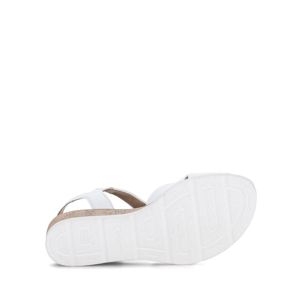 82.761.50 Sandal - White Leather||82.761.50 Sandales - Cuir blanc