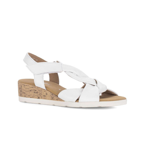 82.761.50 Sandal - White Leather||82.761.50 Sandales - Cuir blanc