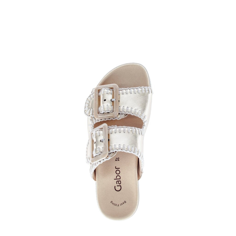 83.741.62 Sandal - Gold Leather||83.741.62 Sandales - Cuir doré