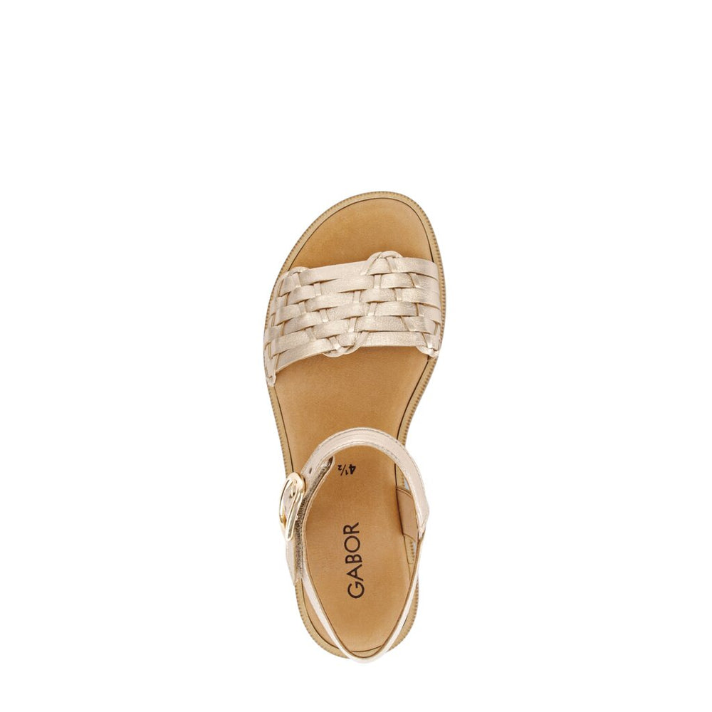 85.514.62 Sandal - Gold Leather||85.514.62 - Cuir doré