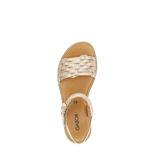 85.514.62 Sandal - Gold Leather||85.514.62 - Cuir doré