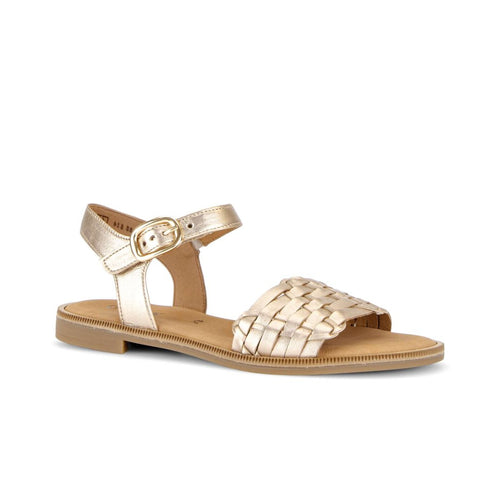85.514.62 Sandal - Gold Leather||85.514.62 - Cuir doré