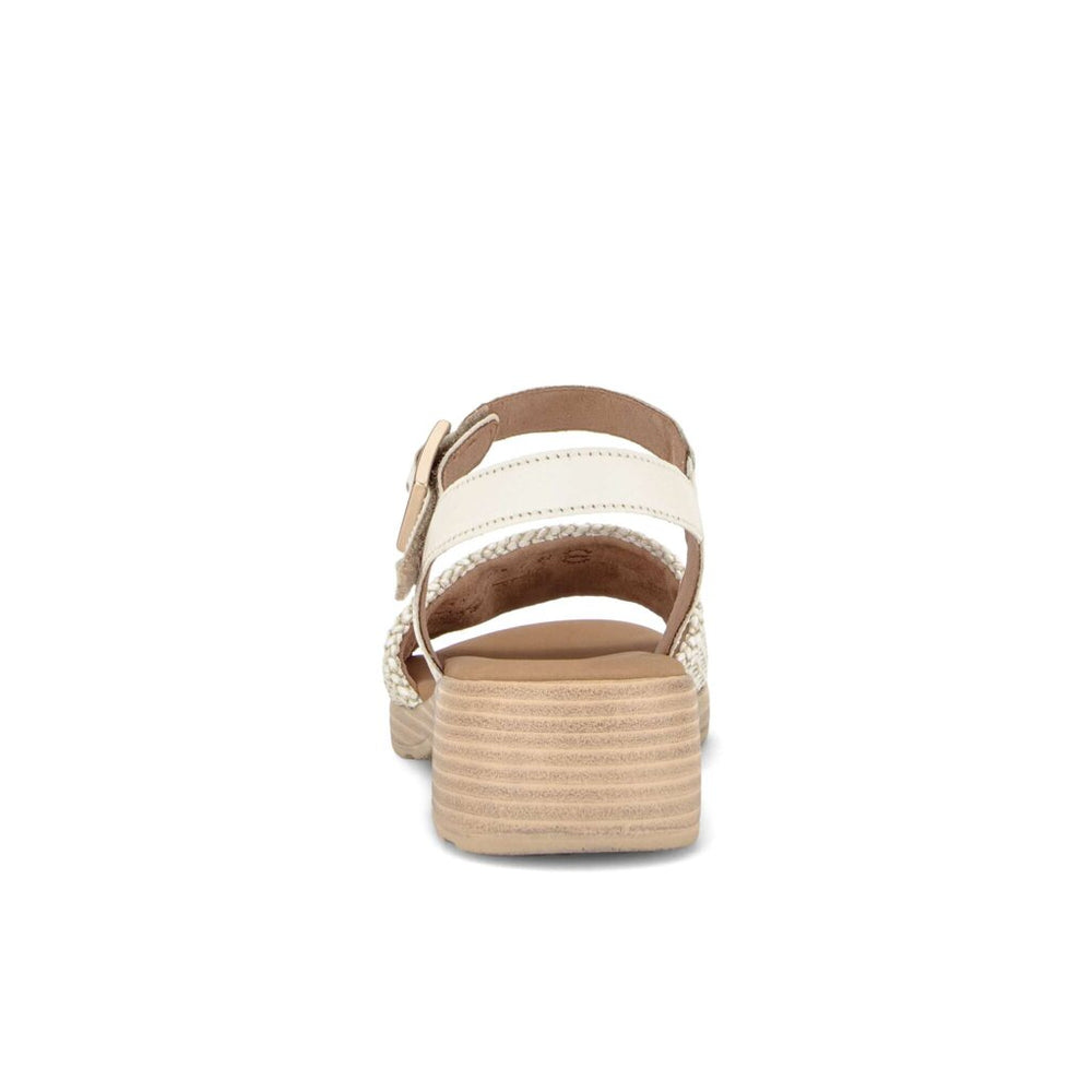 82.814.61 Sandal -  Creme Leather||82.814.61 Sandales - Cuir crème