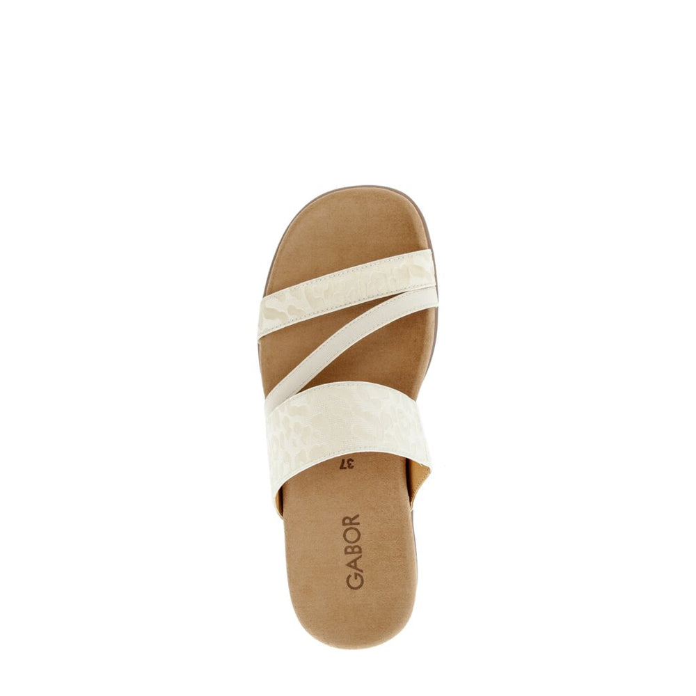 83.702.81 Sandal - Cream Textile||83.702.81 Sandales - Textile crème
