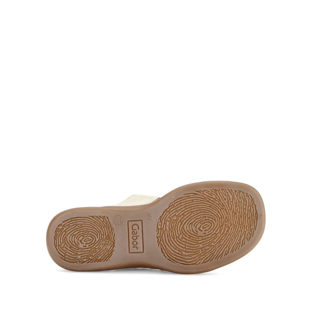 83.702.81 Sandal - Cream Textile||83.702.81 Sandales - Textile crème