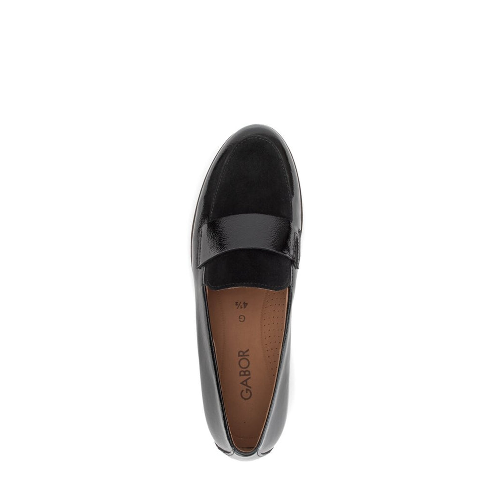 Payton - Black Patent Leather||Payton - Cuir verni noir