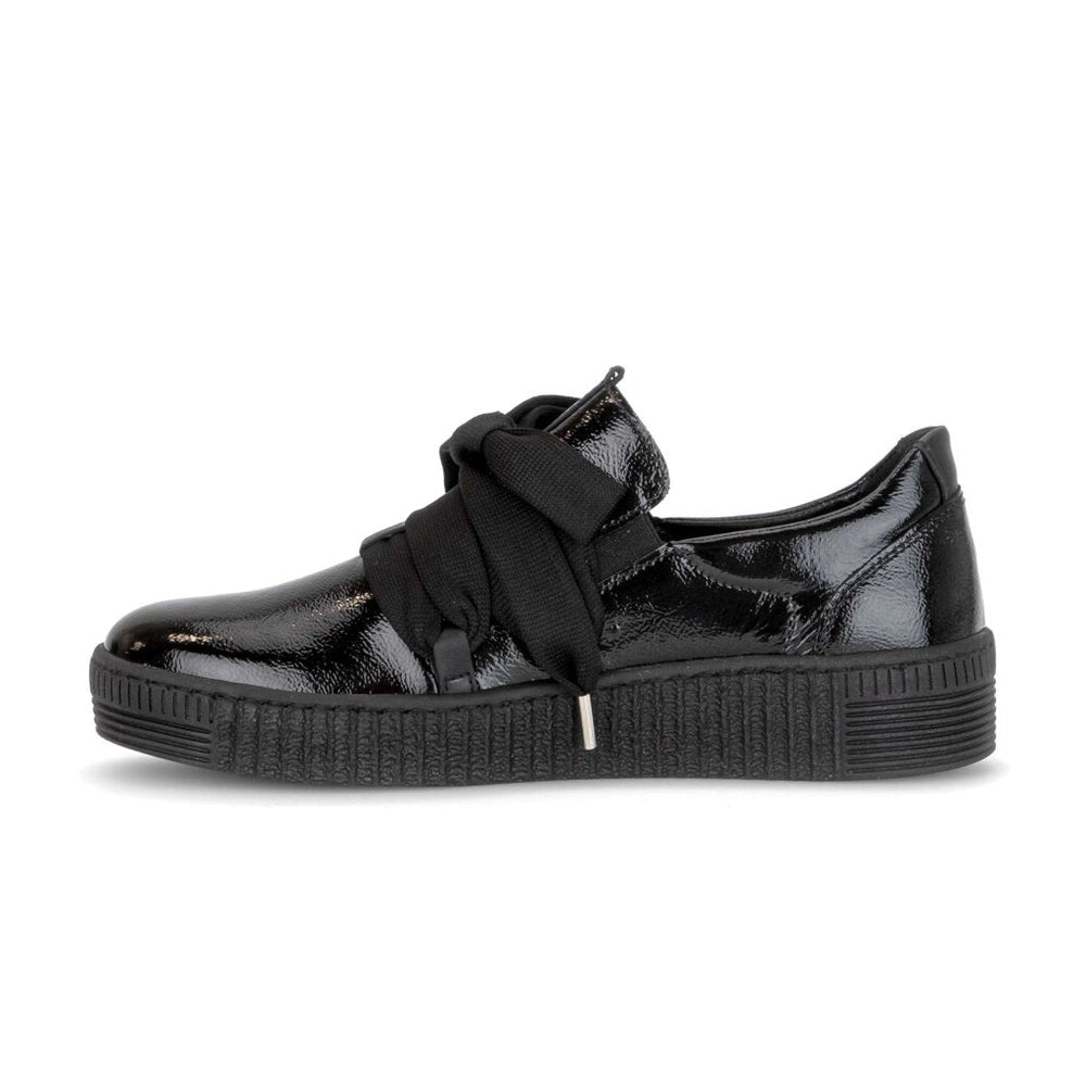 Dora - Black Patent Leather||Dora - Cuir verni noir