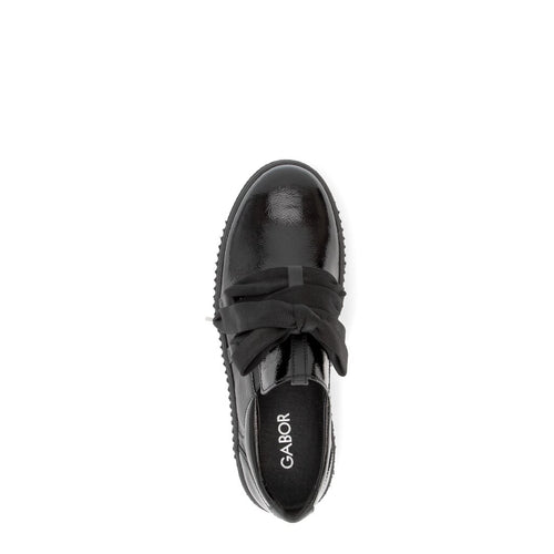 Dora - Black Patent Leather||Dora - Cuir verni noir