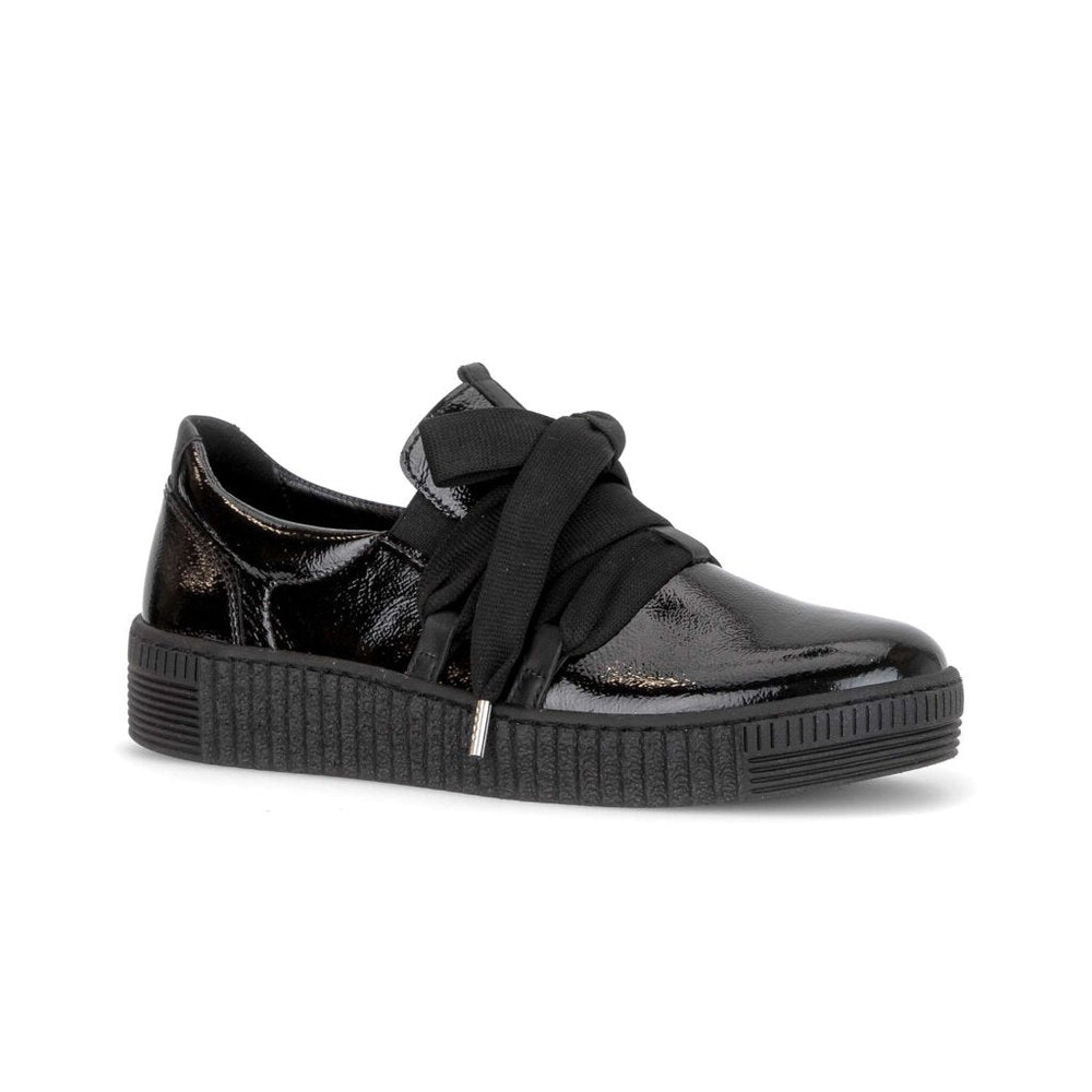 Dora - Black Patent Leather||Dora - Cuir verni noir