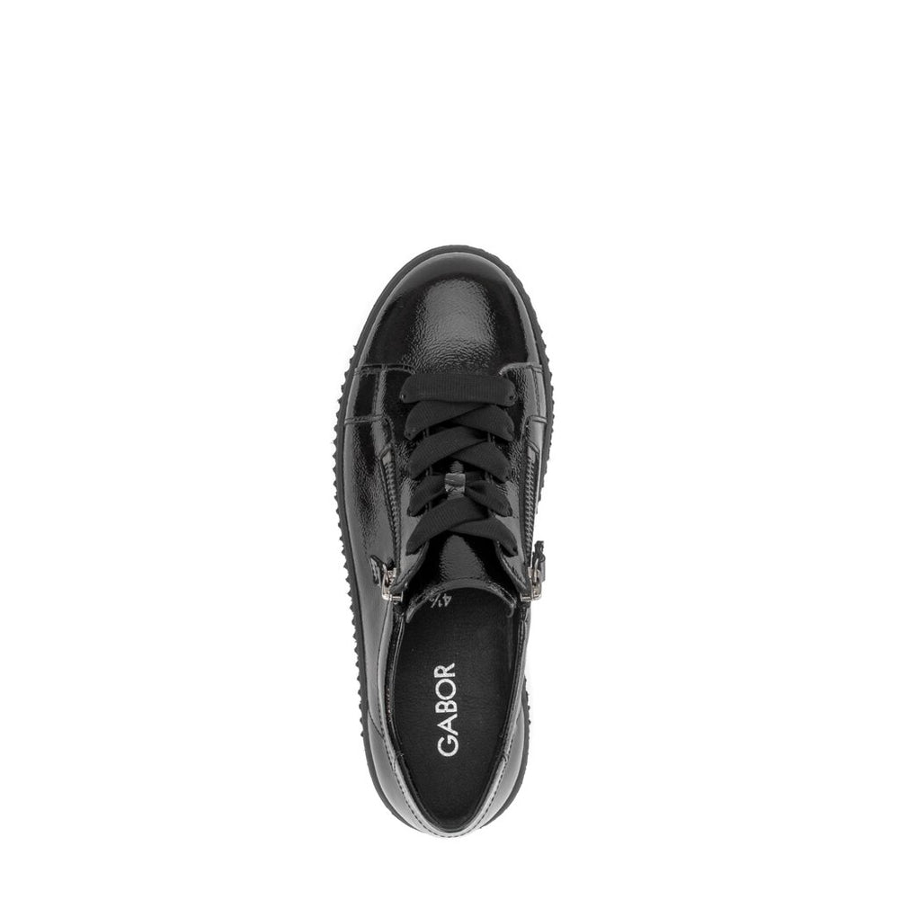 Diana - Black Patent Leather||Diana - Cuir verni noir