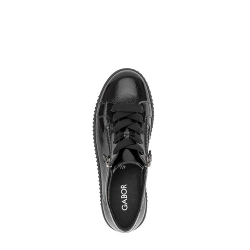 Diana - Black Patent Leather||Diana - Cuir verni noir