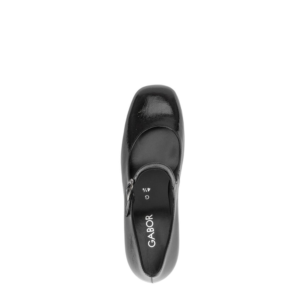 Phoebe - Black Patent Leather||Phoebe - Cuir verni noir