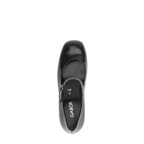 Phoebe - Black Patent Leather||Phoebe - Cuir verni noir