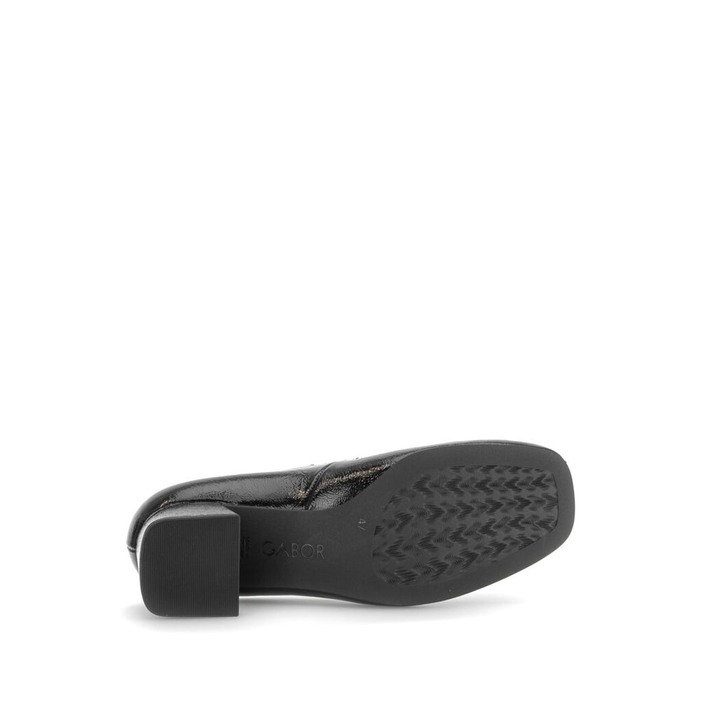 Phoebe - Black Patent Leather||Phoebe - Cuir verni noir