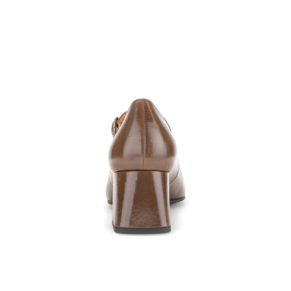 Phoebe - Brown Patent Leather||Phoebe - Cuir verni brun