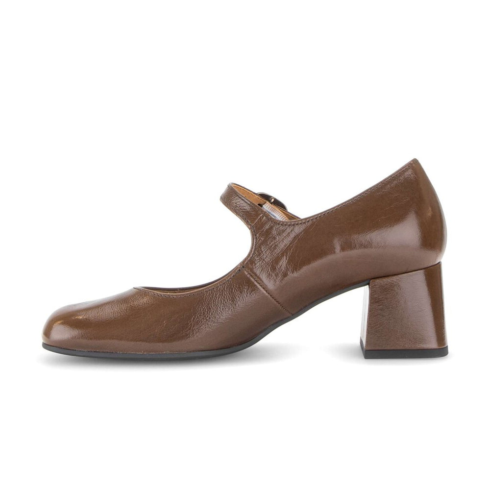Phoebe - Brown Patent Leather||Phoebe - Cuir verni brun