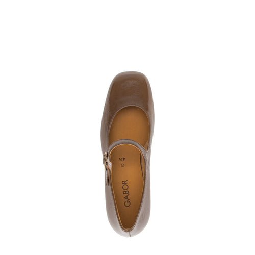 Phoebe - Brown Patent Leather||Phoebe - Cuir verni brun
