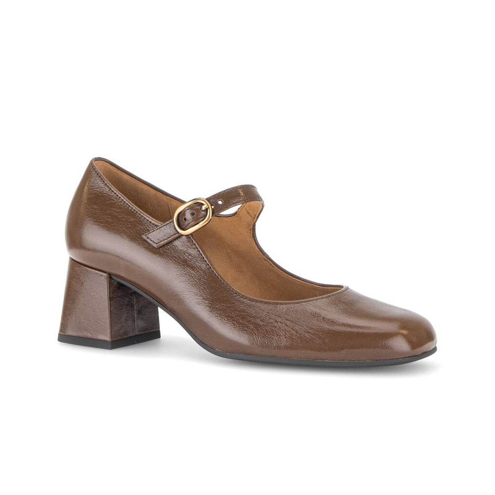 Phoebe - Brown Patent Leather||Phoebe - Cuir verni brun