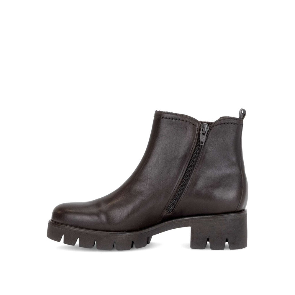 Susan Boots - Brown Leather||Susan - Cuir brun
