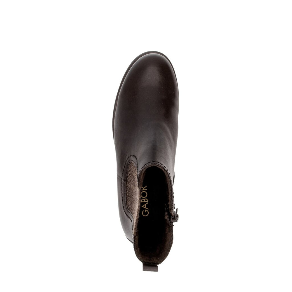 Susan Boots - Brown Leather||Susan - Cuir brun